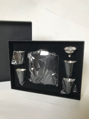 6oz flask and shot glass boxed set